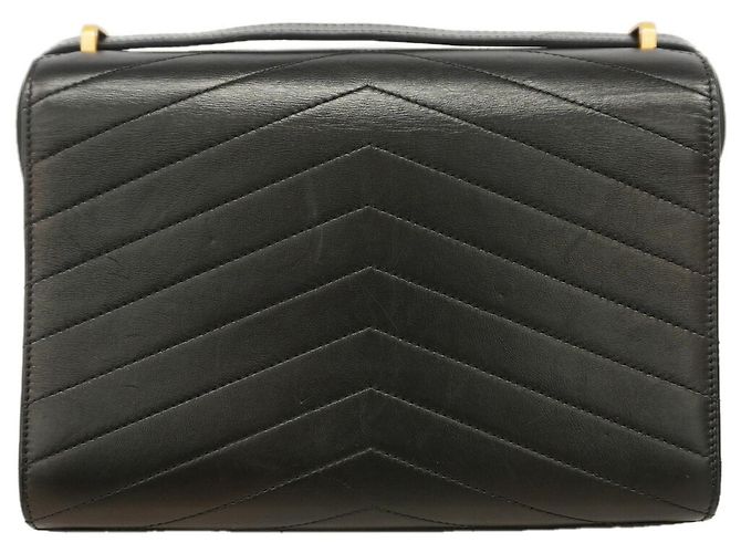Bolso de hombro Chanel de piel Chevron - vista 10