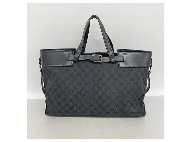 Bolso Tote Gucci de lona negra - vista 10