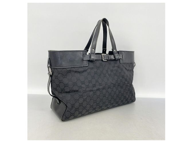 Bolso Tote Gucci de lona negra - vista 2