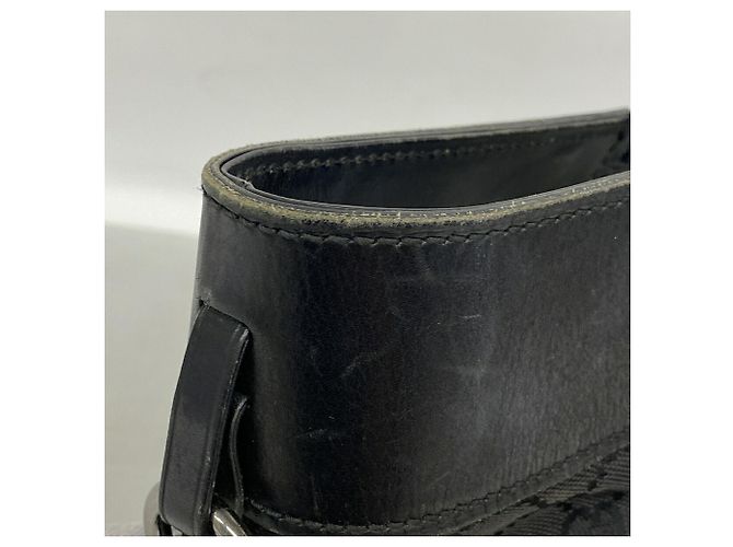 Bolso Tote Gucci de lona negra - vista 6
