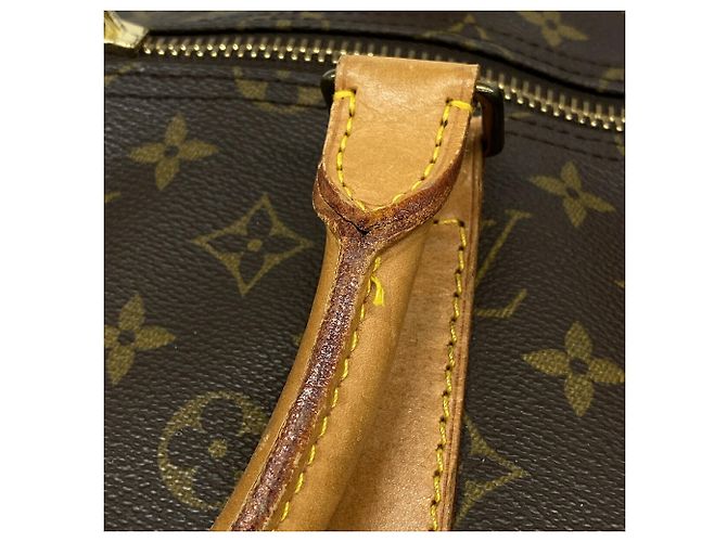 Borsa Louis Vuitton Boston Monogram Keepall 55 - vista 9