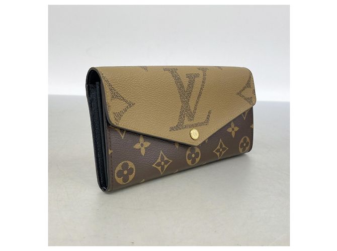 Louis Vuitton Monogram Giant Reverse Portefeuille Sarah Long Wallet - vista 2