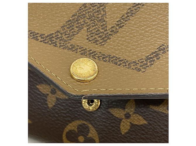 Louis Vuitton Monogram Giant Reverse Portefeuille Sarah Long Wallet - vista 8