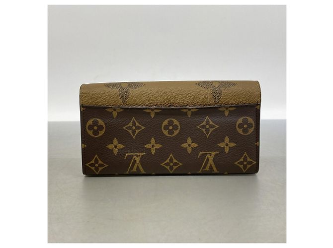 Louis Vuitton Monogram Giant Reverse Portefeuille Sarah Long Wallet - vista 9