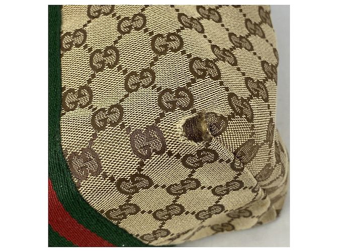 Bolso Tote Gucci Beige - Sherry Line - vista 6