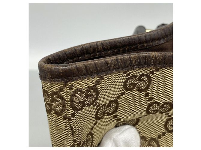 Bolso Tote Gucci Beige - Sherry Line - vista 7