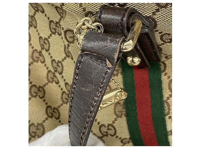 Bolso Tote Gucci Beige - Sherry Line - vista 9