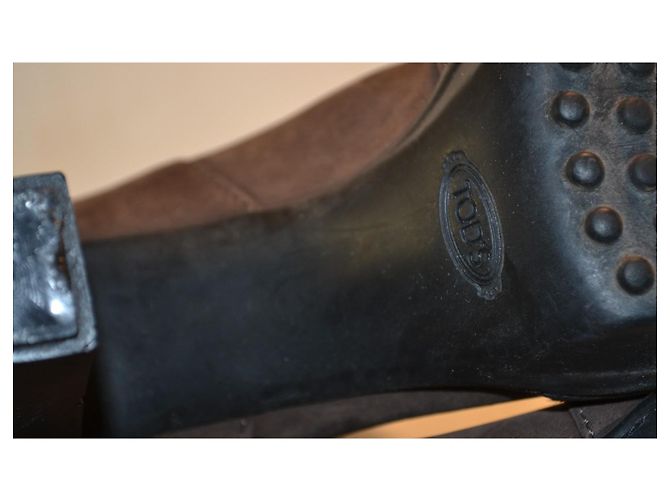 Tod's Brown Leather Ankle Boots - view 6