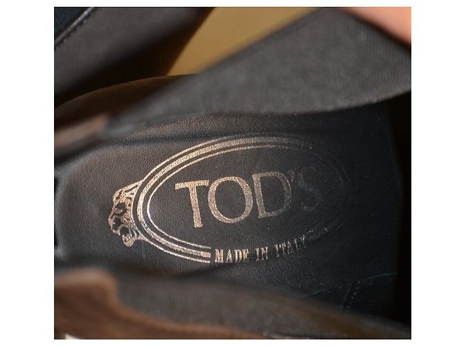 Tod's Brown Leather Ankle Boots - view 8