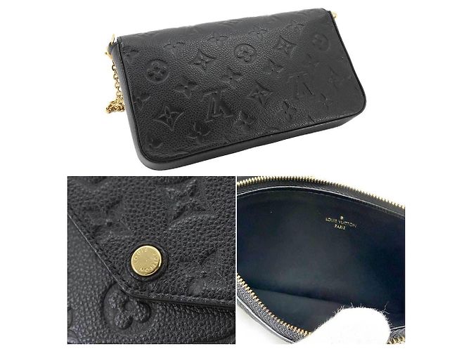 Louis Vuitton Monogram Empreinte Pochette Felice Chain Wallet - vista 9