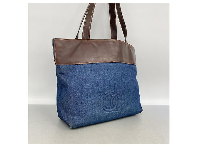 Chanel Denim Tote Bag in Navy - Ansicht 2