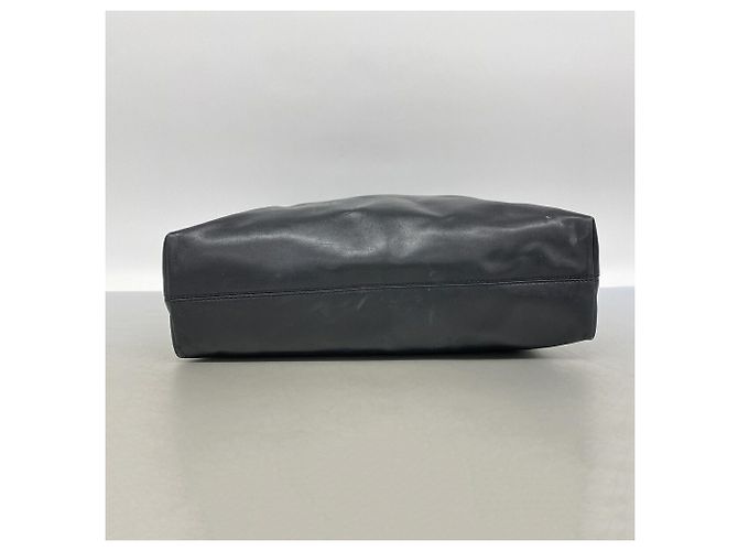 Borsa Tote Chanel in pelle d'agnello nera - vista 3