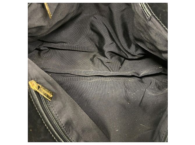 Borsa Tote Chanel in pelle d'agnello nera - vista 4