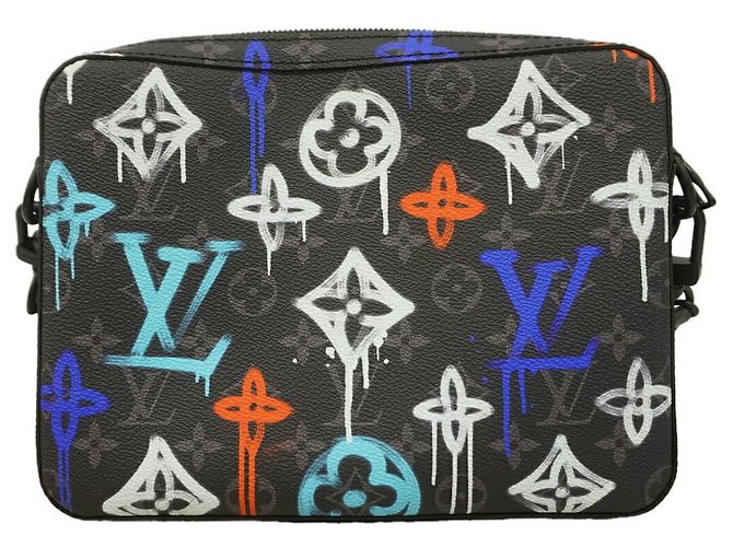 Sac à bandoulière Trio Monogram Eclipse Louis Vuitton - vue 8