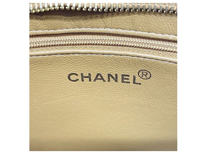Saco Tote Chanel em couro de bezerro granulado castanho - vista 5