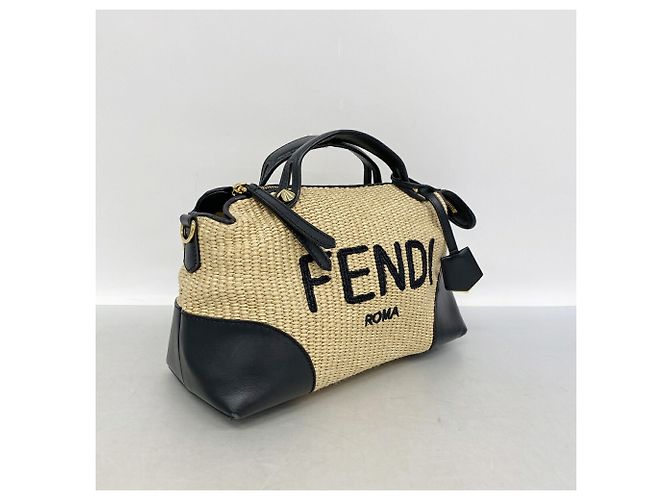 Borsa in rafia Fendi By The Way - vista 2