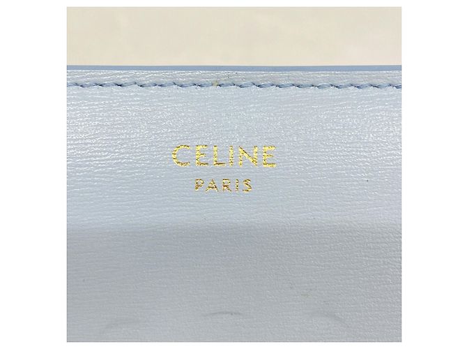 Céline Celine Triomphe Leder Tri-fold Geldbörse - Ansicht 4