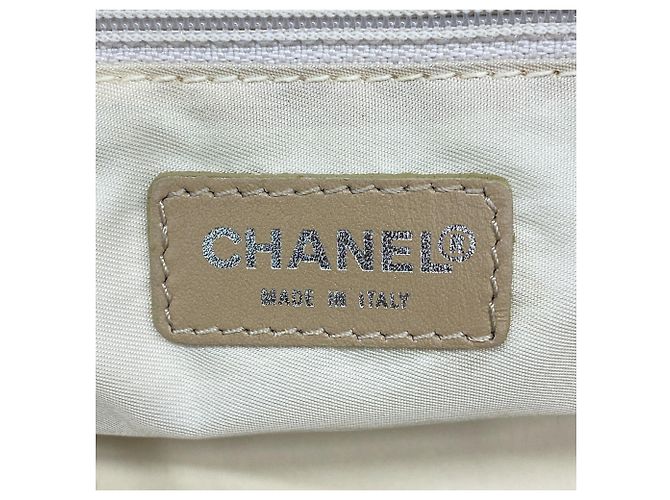 Borsa a mano Chanel New Travel in nylon beige - vista 5