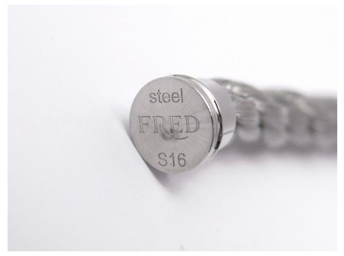 NUEVO CABLE INTERCAMBIABLE FRED PULSERA FORCE 10 ACERO 6B0109 16 CM BANGLE - vista 5