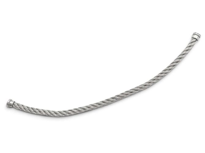NEUF CABLE INTERCHANGEABLE FRED BRACELET FORCE 10 ACIER 6B0109 17 CM BANGLE - vue 2