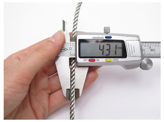 NEUF CABLE INTERCHANGEABLE FRED BRACELET FORCE 10 ACIER 6B0109 17 CM BANGLE - vue 4