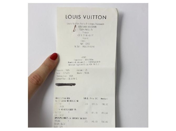 SNEAKERS LOUIS VUITTON LV TRAINER DENIM MONOGRAM 1A9JGS 7 IT 42 FR - vista 17