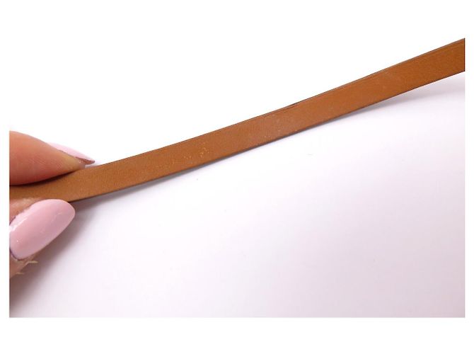 Hermès BRACELET HERMES BEHAPI QUADRUPLE TOUR T16.5 17.5 COURO REVERSÍVEL + CAIXA - vista 16