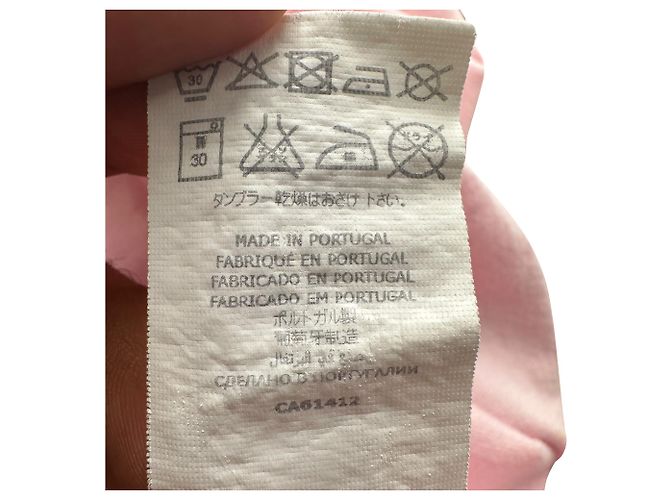 T-shirt Balmain girocollo a maniche corte in cotone rosa - vista 7