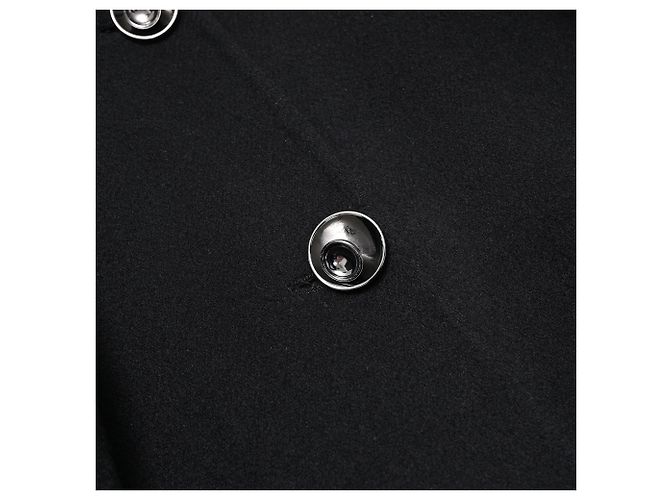 Marni Single-Breasted Coat in Black Cashmere - view 10