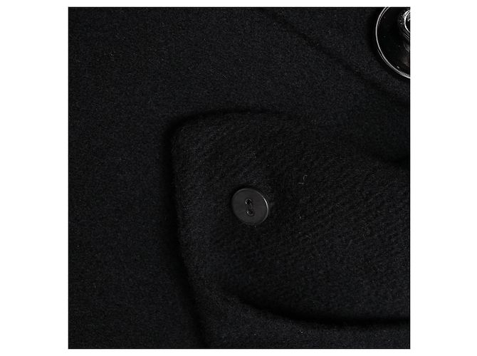 Marni Single-Breasted Coat in Black Cashmere - view 12