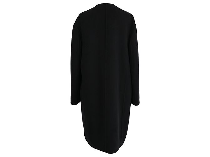 Marni Single-Breasted Coat in Black Cashmere - view 3