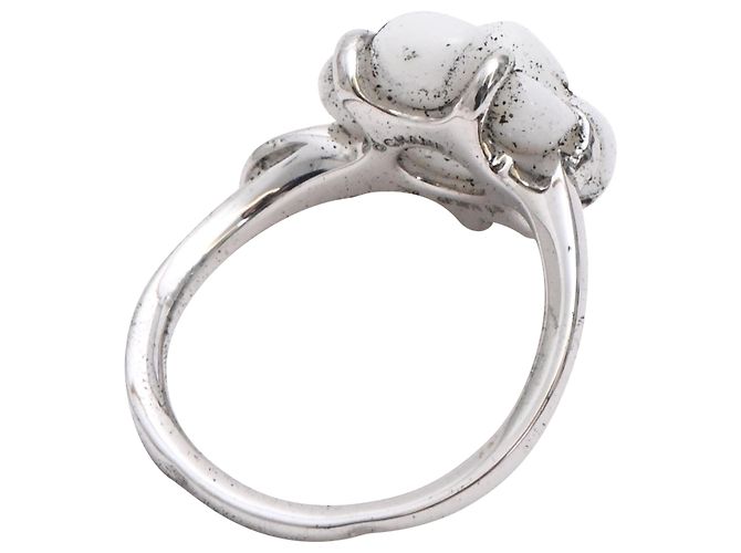 Timeless Anello Chanel Camelia in oro bianco - vista 5