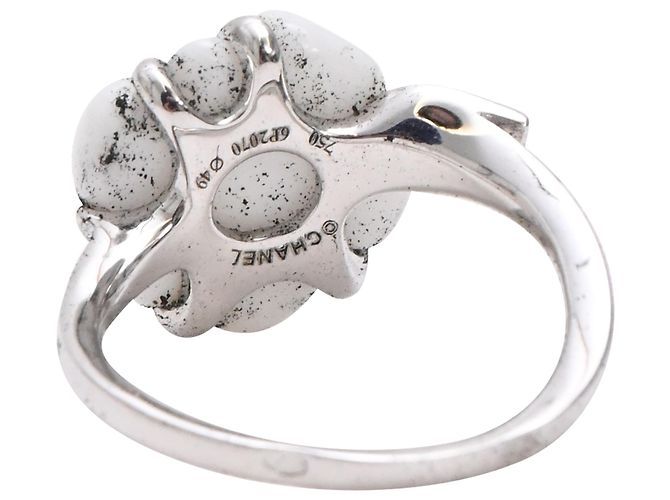 Timeless Anello Chanel Camelia in oro bianco - vista 6