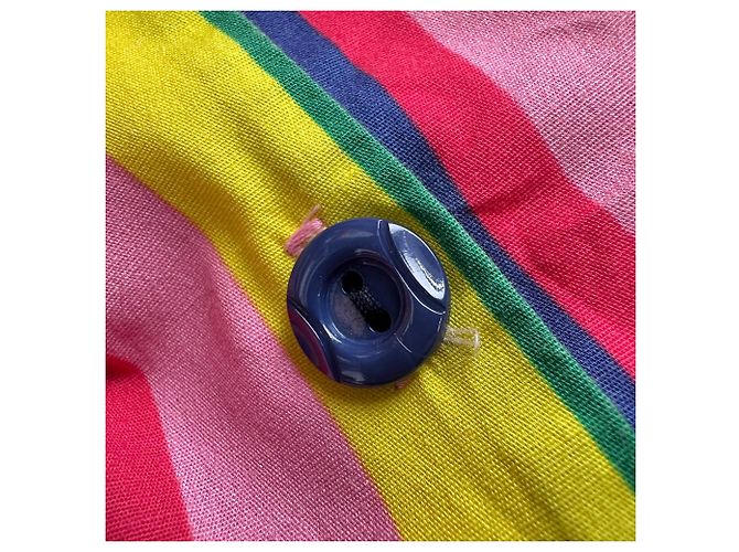 Abito midi a righe Alice con fiocco anteriore Staud in cotone multicolore - vista 5