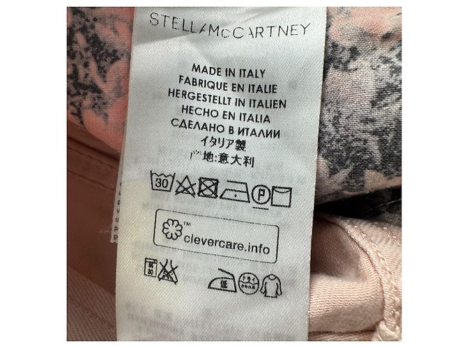 Stella Mc Cartney Jeans Slimfit Stella McCartney em algodão tan - vista 12