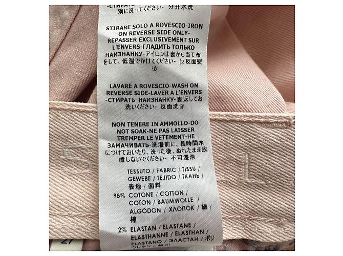 Stella Mc Cartney Jeans Slimfit Stella McCartney em algodão tan - vista 13