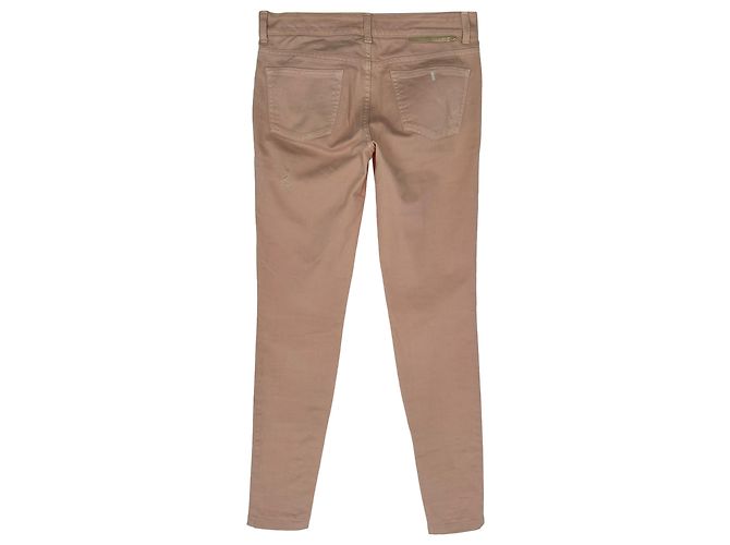 Stella Mc Cartney Jeans Slimfit Stella McCartney em algodão tan - vista 2