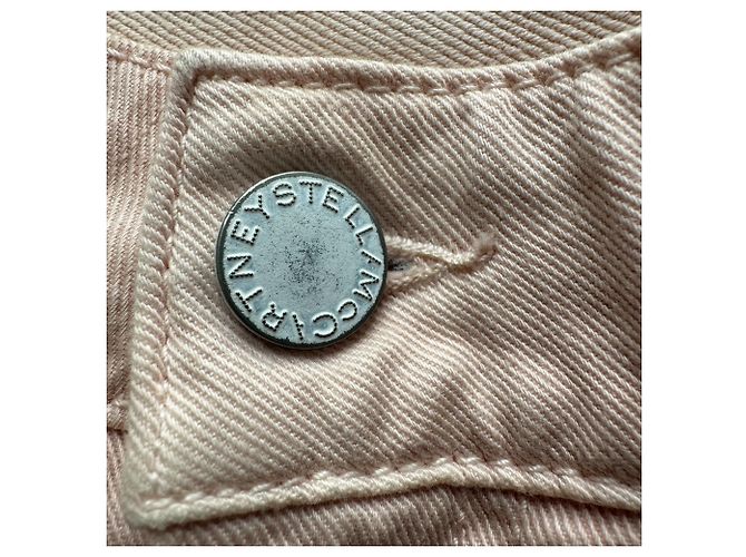 Stella Mc Cartney Jeans Slimfit Stella McCartney em algodão tan - vista 5