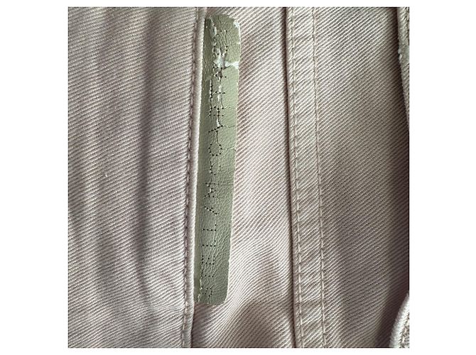 Stella Mc Cartney Jeans Slimfit Stella McCartney em algodão tan - vista 6