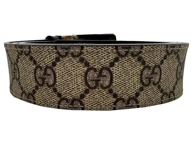 Cintura Gucci GG Monogram Canvas in pelle multicolore - vista 5
