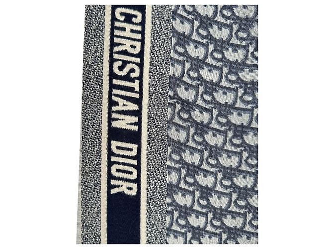 Bufanda Dior Oblique en seda gris - vista 4