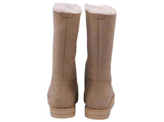 Stuart Weitzman Cozy Boot aus Wildleder in Tan - Ansicht 4
