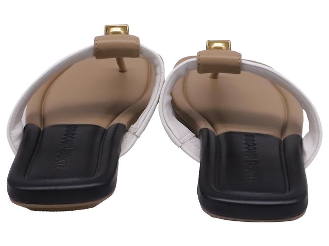 Marc Jacobs The Colorblock Dual T-Strap Sandals in Multicolor Leather - view 5