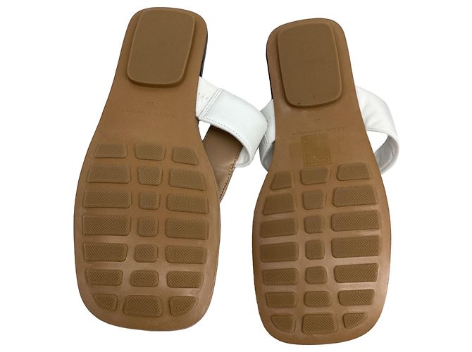 Marc Jacobs The Colorblock Dual T-Strap Sandals in Multicolor Leather - view 8