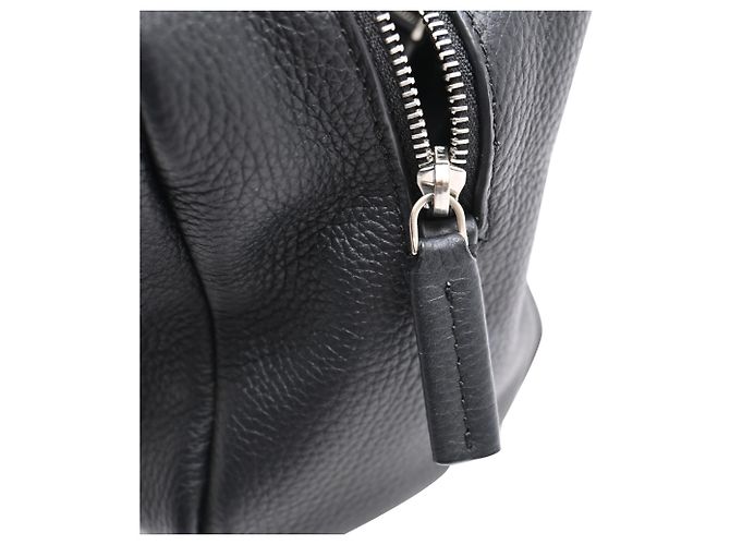 Borsa Bowling Astra in pelle nappa The Row Nera - vista 11