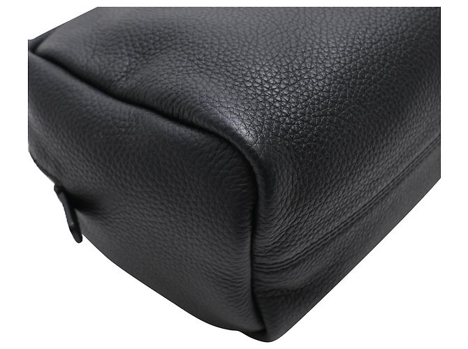 Borsa Bowling Astra in pelle nappa The Row Nera - vista 15