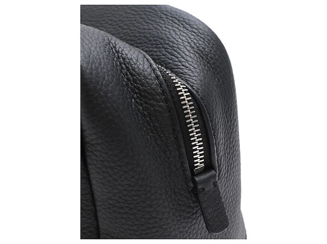 Borsa Bowling Astra in pelle nappa The Row Nera - vista 18