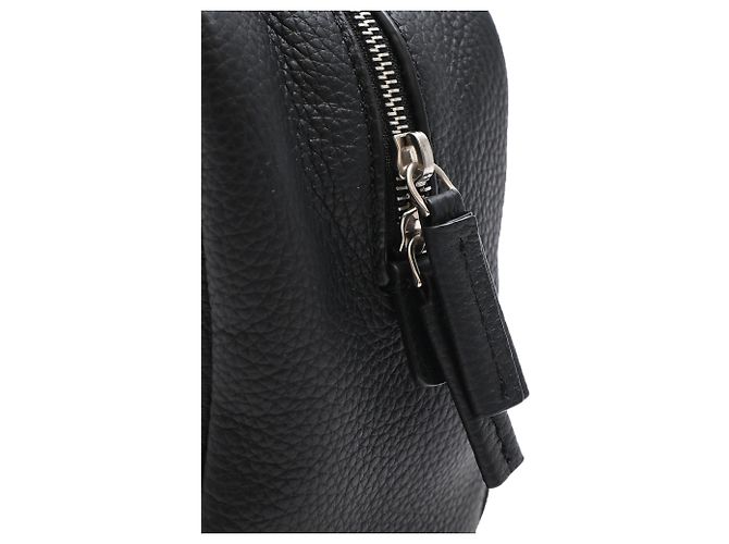 Borsa Bowling Astra in pelle nappa The Row Nera - vista 19