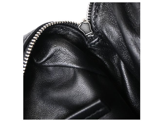 Borsa Bowling Astra in pelle nappa The Row Nera - vista 20