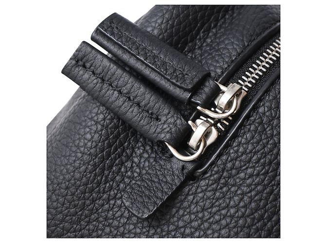 Borsa Bowling Astra in pelle nappa The Row Nera - vista 21